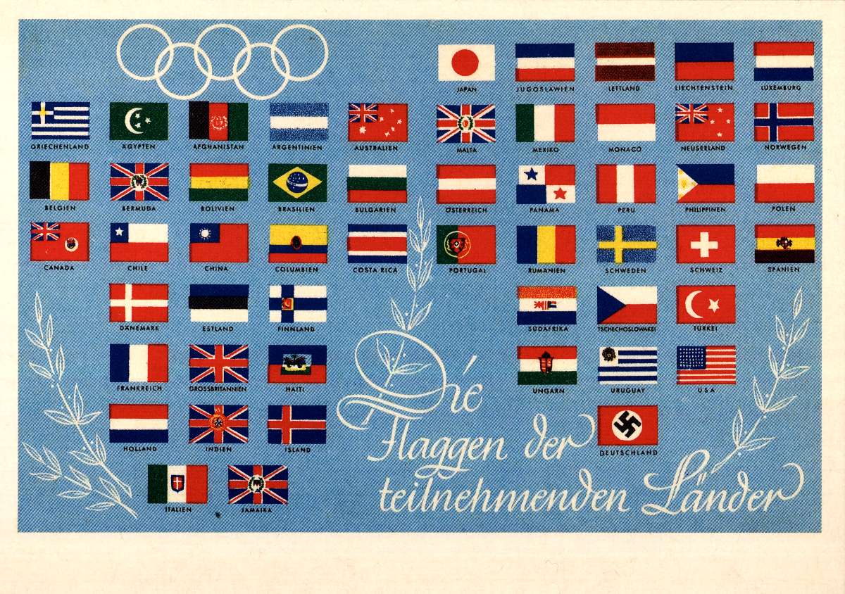 Флаги стран 1936 года