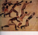 Alexander Deineka (1899-1969), Russland: Skiläufer, 1931.
Öl auf Leinwand, 99x124cm, Gosudarstvennaja Tretjakovskaja Galereja, Moskva, GUS
